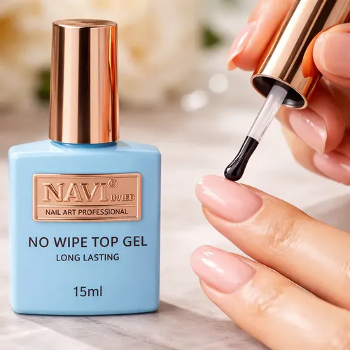 Top Coat Navi 15ml Uv/led Brillo Profesional Semipermanente