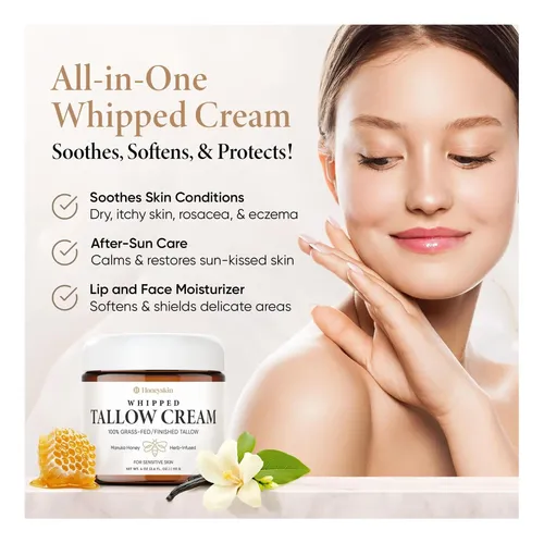 Bloque De Tallow Y Crema De Miel De Piedra Angular