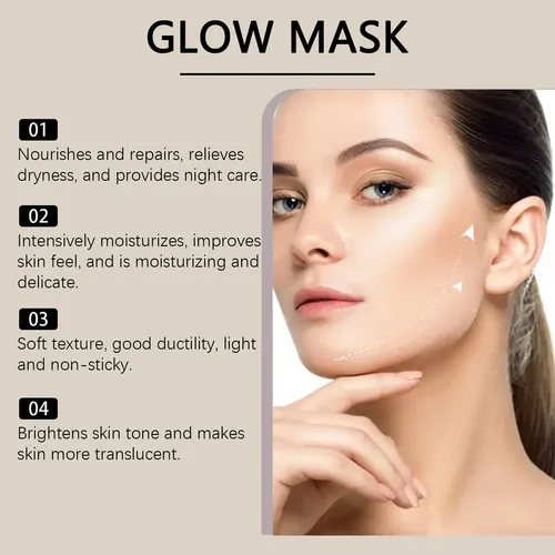 Mascarilla Facial Hidratante Para Una Piel Suave Y Radiante