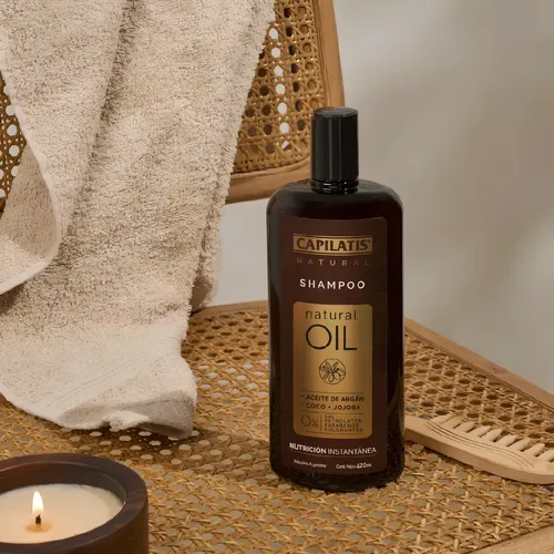 Shampoo + Balsamo Capilatis Natural Oil X 420 Ml