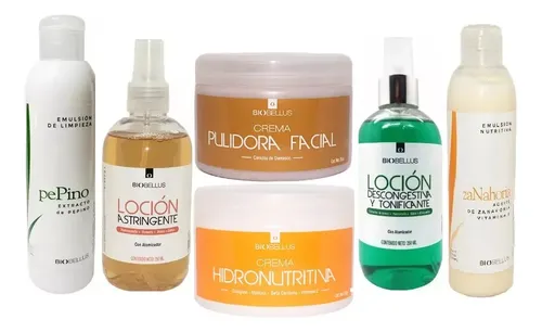 Combo Facial Cutis Seco Cosmetología Para Rostro Biobellus