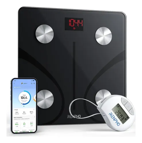 Balanza Inteligente Renpho Con Cinta Métrica Bluetooth