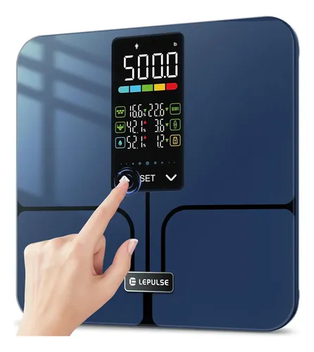 Lepulse Báscula De Grasa Corporal Sin App, 500lb Báscula…