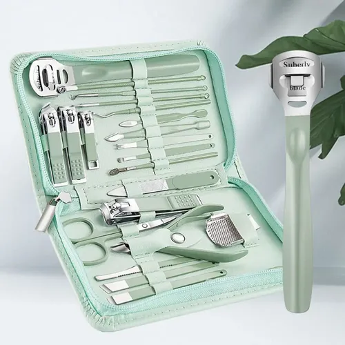 Kit Cortaúñas Acero Inoxidable Cuidado De Uñas