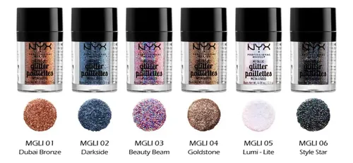 Sombra De Ojos Nyx Glitter Multi-uso Rostro Y Cuerpo 03 Beauty Beam