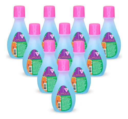 Kit X10 Quitaesmalte 60ml Luyagus Uñas Removedor Profesional