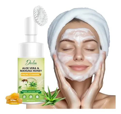 Limpiador Facial De Aloe Vera Y Miel Limpia, Nutre E Hidrata