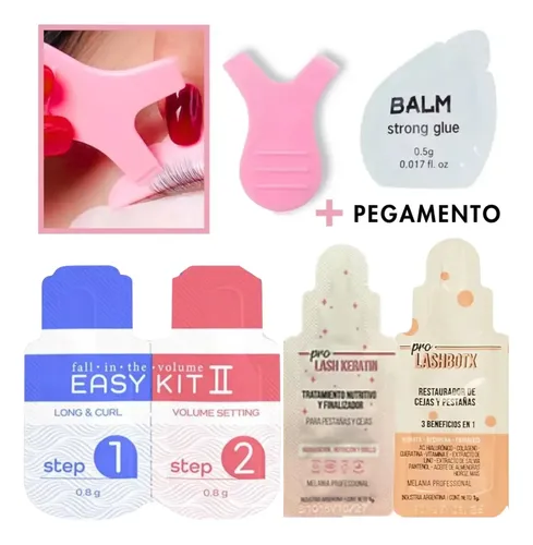 Kit Melania Neicha Completo Lifting Laminado Cejas Pestañas