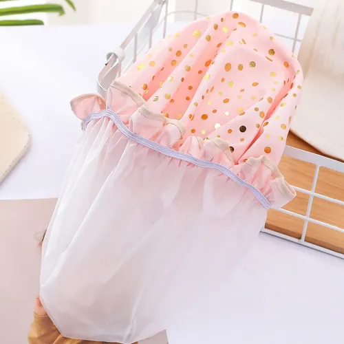 4gorros De Ducha Para Mujeres Y Niñas,doble Capa Impermeable