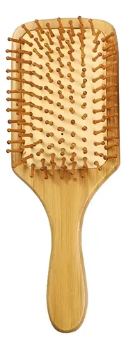 Cepillo De Pelo Bamboo Comb, Peine De Masaje, *a
