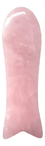Natural Rose Cuarzo Gua Sha Herramienta Jade Acupuntura