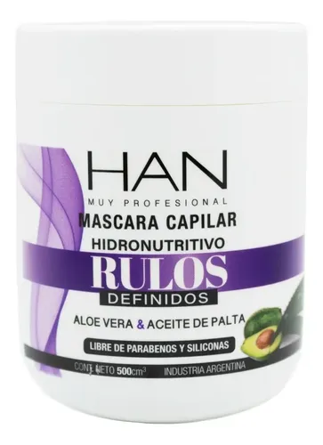 Han Kit Rulos Shampoo Acondicionador Mascara Crema De Peinar
