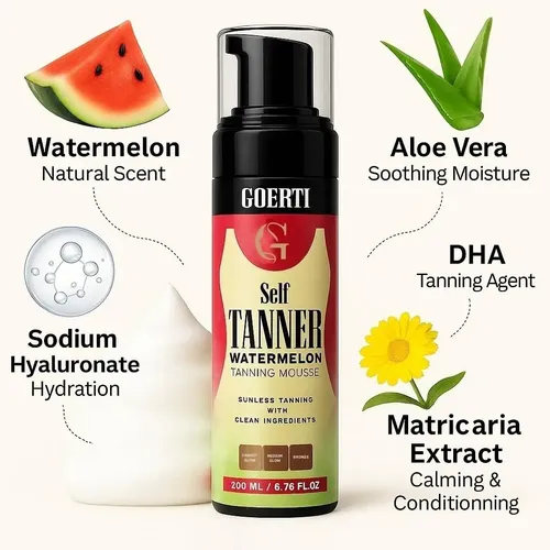 Espuma Bronceadora Goerti Autobronceadora De Sandía 200 Ml C