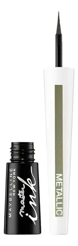 Maybelline Master Ink Metallic Liquid Eyeliner 30 Shimmer Acabado Metálico Color 33glimmergreen