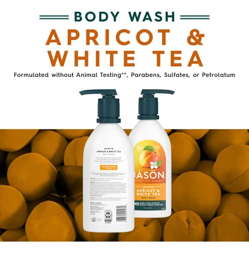 Jabón Corporal Jason Apricot And White Tea Glowing 900 Ml