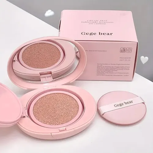 Base Maquillaje Gege Bear Air Cushion Hidratante + Repuesto