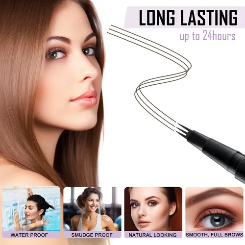 Lavone Lápiz 2 En 1 Para Cejas Marrón Cenizo
