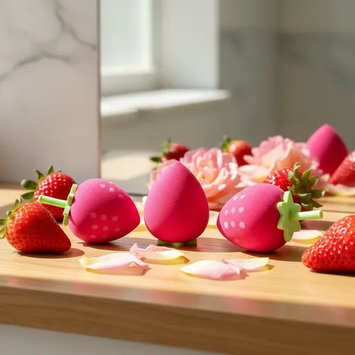 Esponja Beauty Blender Frutilla X3