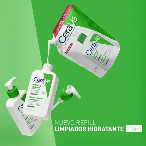 Cerave Limpiador Pieles Normales A Secas Refill X 473ml