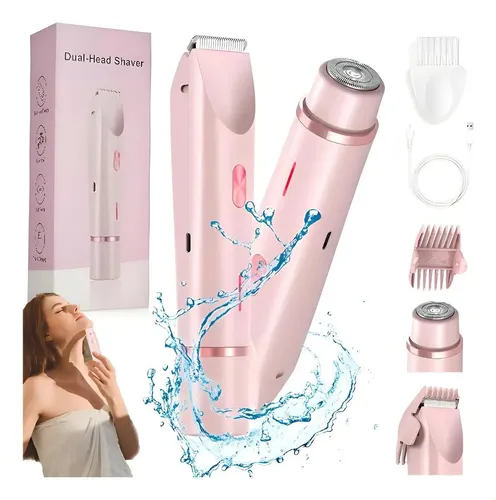 Depiladora De Bikini Para Mujer Electrica Doble Cabeza 2in1