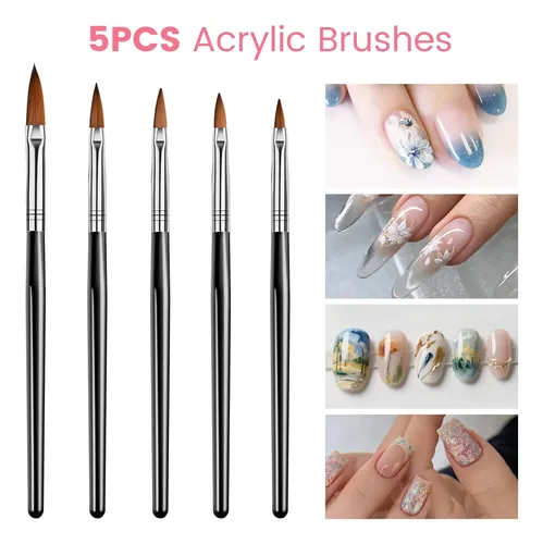 Gazeplus Set 42 Brochas Nail Art Y Herramientas