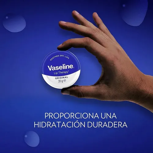 Vaselina Lip Therapy En Lata Sabor Original Hidratante 20g