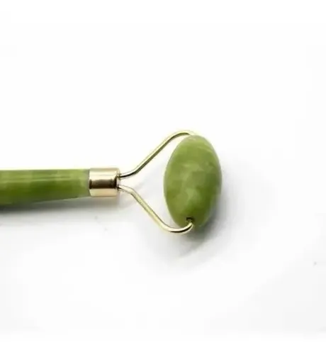 Masajeador Facial Corporal Rodillo Piedra Roller Jade Verde