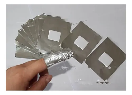 ., Mj Esmalte De Gel Sólido, Papel De Aluminio, 200 Unidades