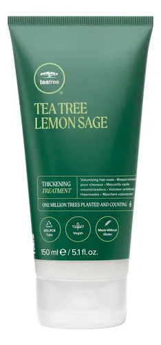Mascarilla Capilar De Árbol De Té, Limón Y Salvia, Espesante