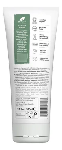 Bálsamo Limpiador Con Algas Marinas Dr. Organic, 100 Ml, Veg