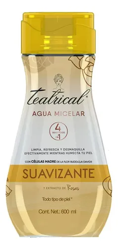 Teatrical Agua Micelar De Rosas Suavizante X600 Ml