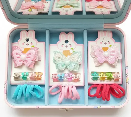Pack X 3 Set Hebillas De Pelo Para Nena En Colores Surtidos