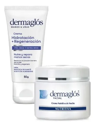 Pack Dermaglós de Hidratación + Regeneración Facial y Manos para Piel Sensible
