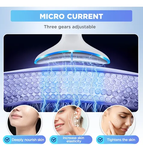 Masajeador De Belleza En Frío Para Cuello Y Rostro, Antiarru