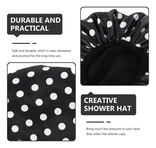 Gorro De Baño De Tres Capas, Resistente Al Agua, Estampado