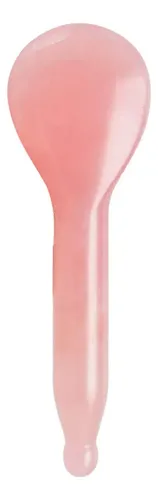 Masajeador Facial Gua Sha Lzlrun Cuarzo Rosa Forma Cuchara