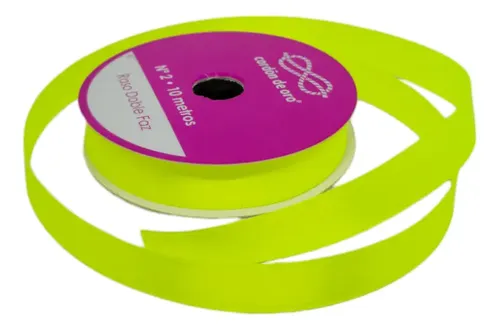 Cinta Raso N2 Colores Fluo X 10 Mts X Unidad