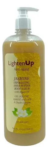 Gel De Ducha Corporal Lightenup Antiedad Jazmín Exfoliante