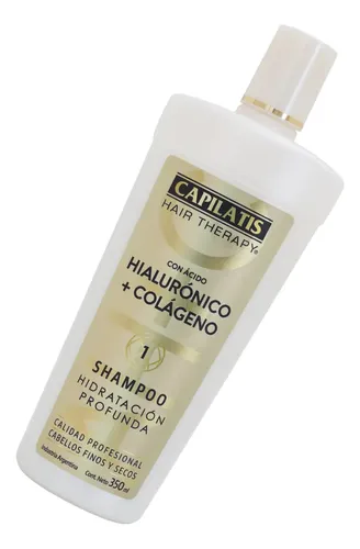 Capilatis Shampoo Con Acido Hialuronico + Colágeno 350ml