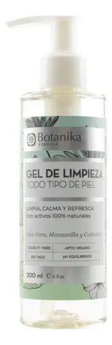 Gel De Limpieza Aloe Vera, Manzanilla Y Caléndula Botanika M
