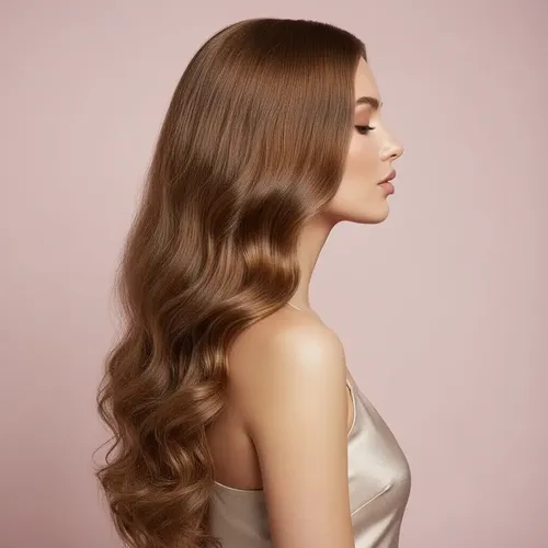 Cortina De Cabello Orgánica 46cm Rulos