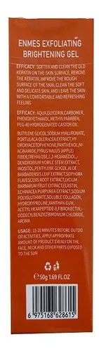 Gel Exfoliante Iluminador Facial De Naranja Para Hombres