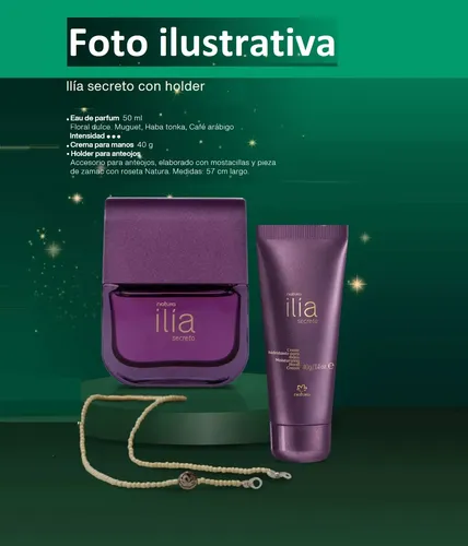 Kit Regalo Ilia Secreto Femenino Eau De Parfum 50ml Natura