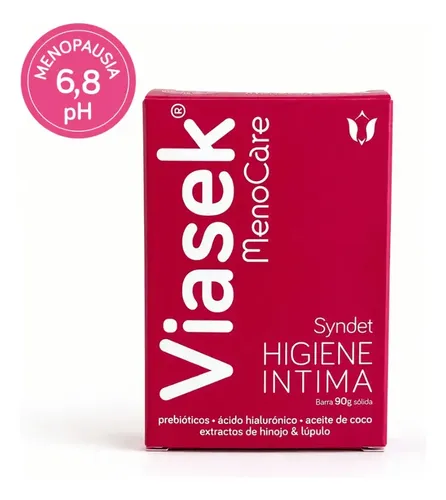 Viasek Menocare Syndet Barra Limpiadora Menopausia x90gr