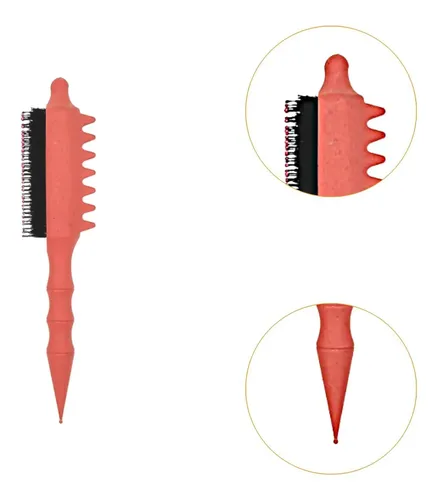 3 Cepillos Para Pelo Fino, Cepillos De Nailon Y 3 Unidades