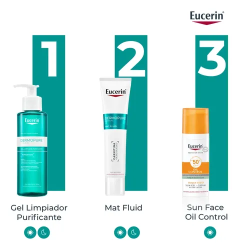 Dermopure Clinical Eucerin Fluido Matificante X40ml Grasa Día/noche