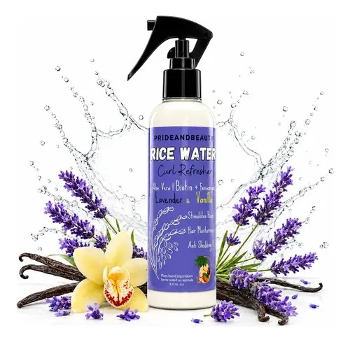 Spray Hidratante De Arroz Para Cabello Prideandbeauty 4 Oz