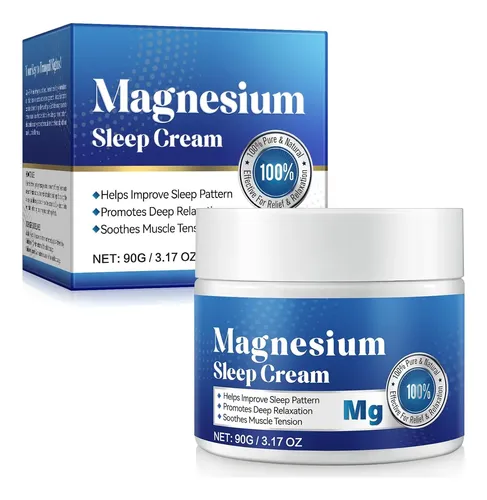 Loción Cremosa De Magnesio, 3.17 Oz, Crema Corporal Y Para Pies D