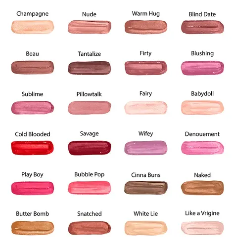 Labial Líquido Cremoso Ruby Kisses Butter Bomb ¡24 Tonos!