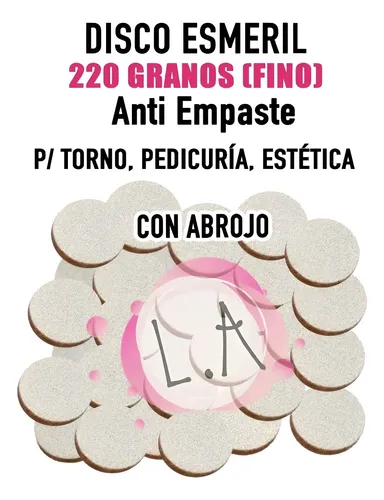 Discos Esmerilado C/abrojo Podología 220 Gr. X 50 Unidades
